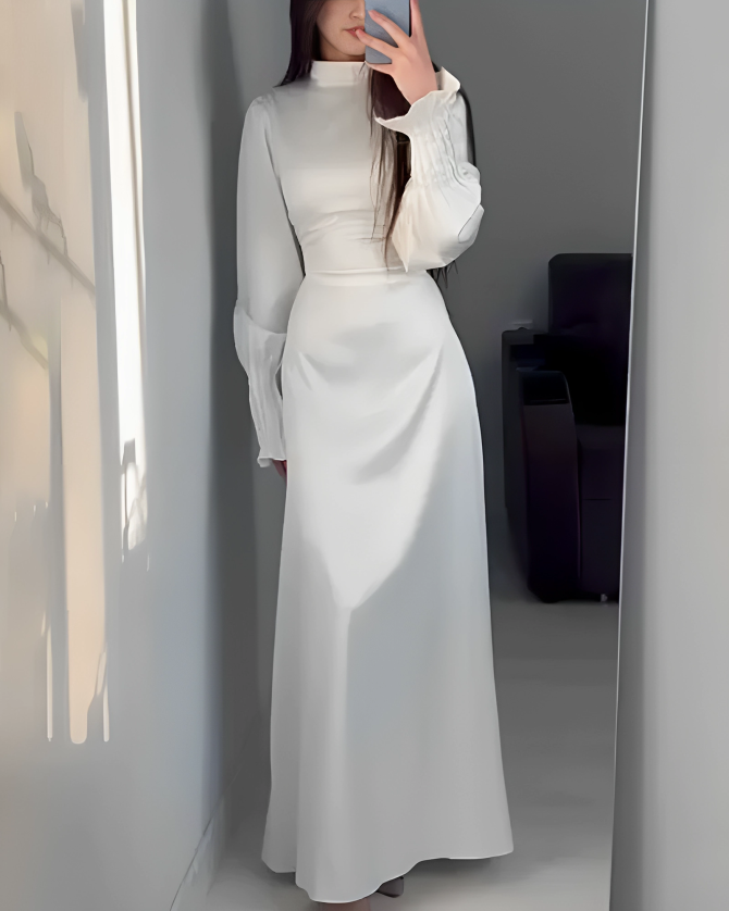 Elegante lange maxi-jurk voor vrouwen