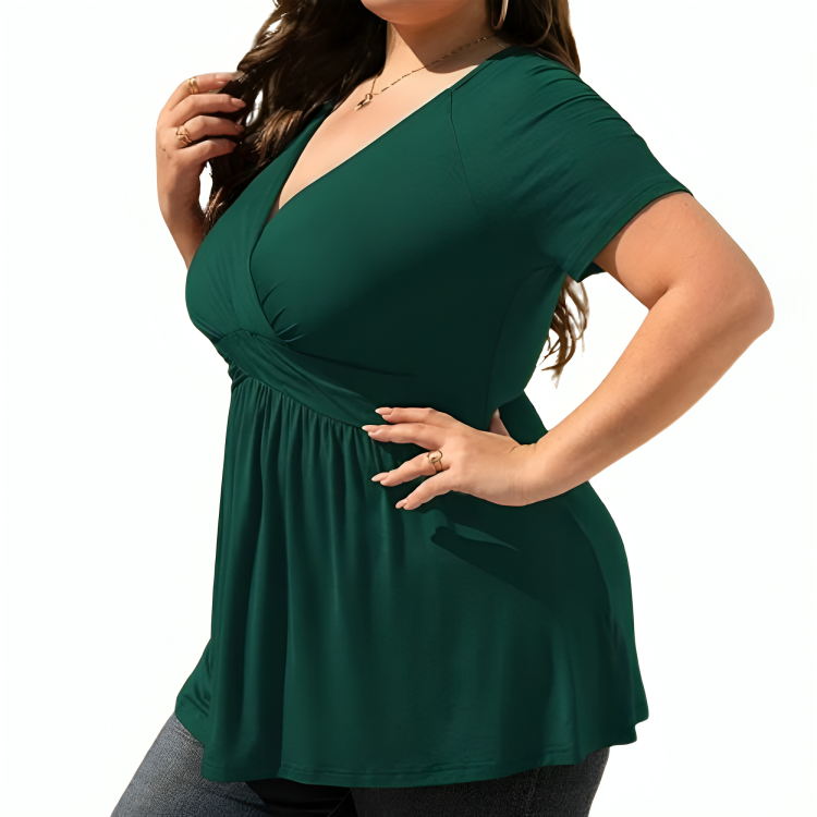 Elegante V-hals blouse voor dames