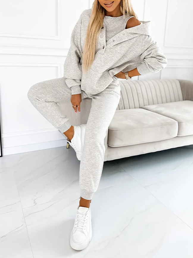 Stijlvol trainingspak met capuchon voor dames