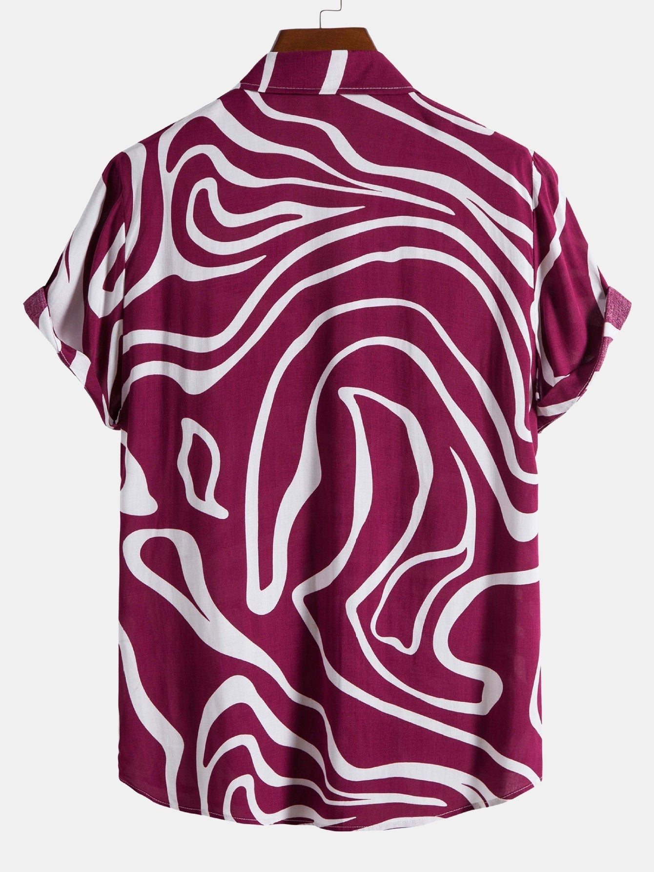 Shirt met wervelprint