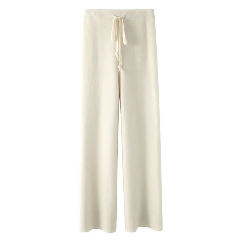 Broek met hoge taille Warme broek