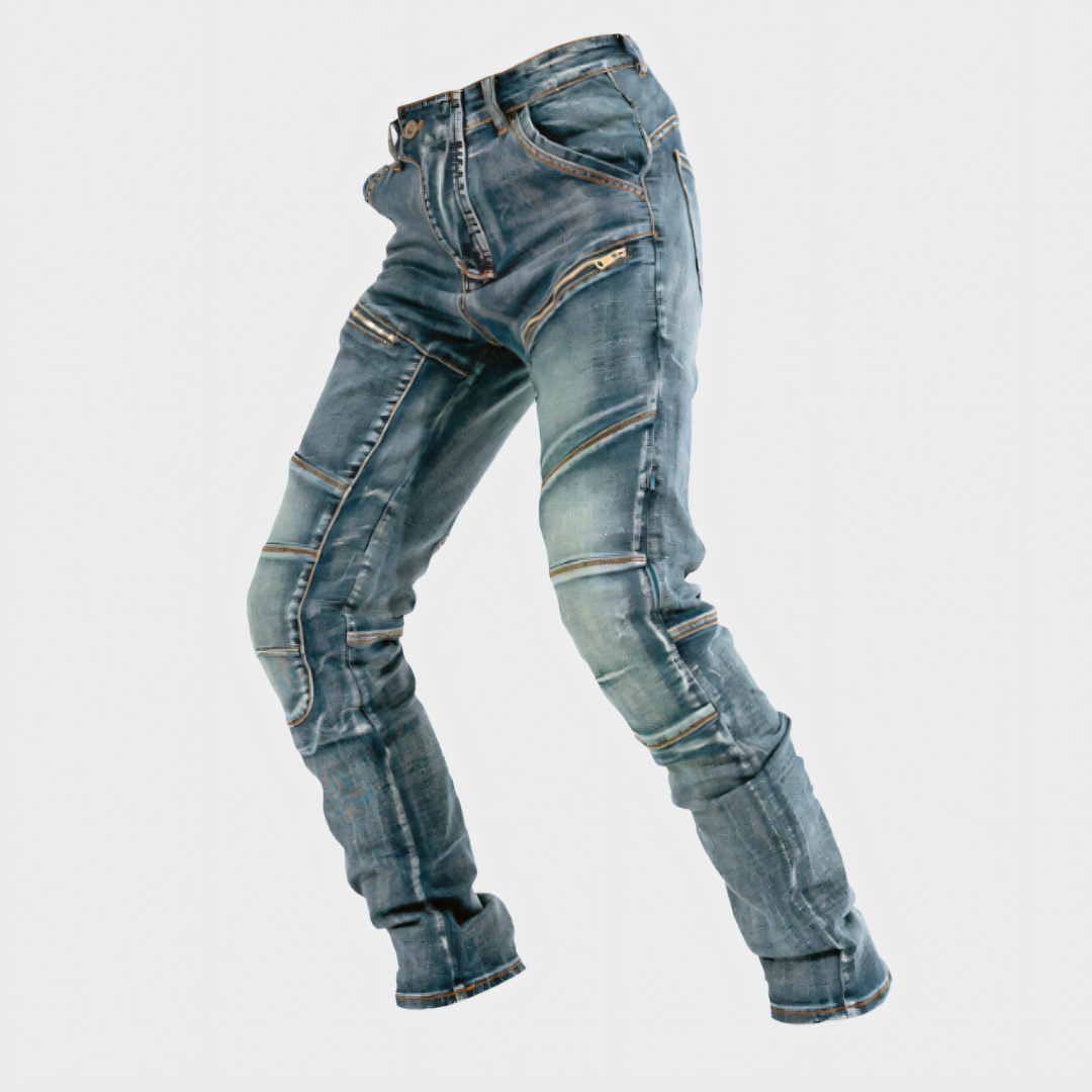 Stretchy bikerjeans voor heren