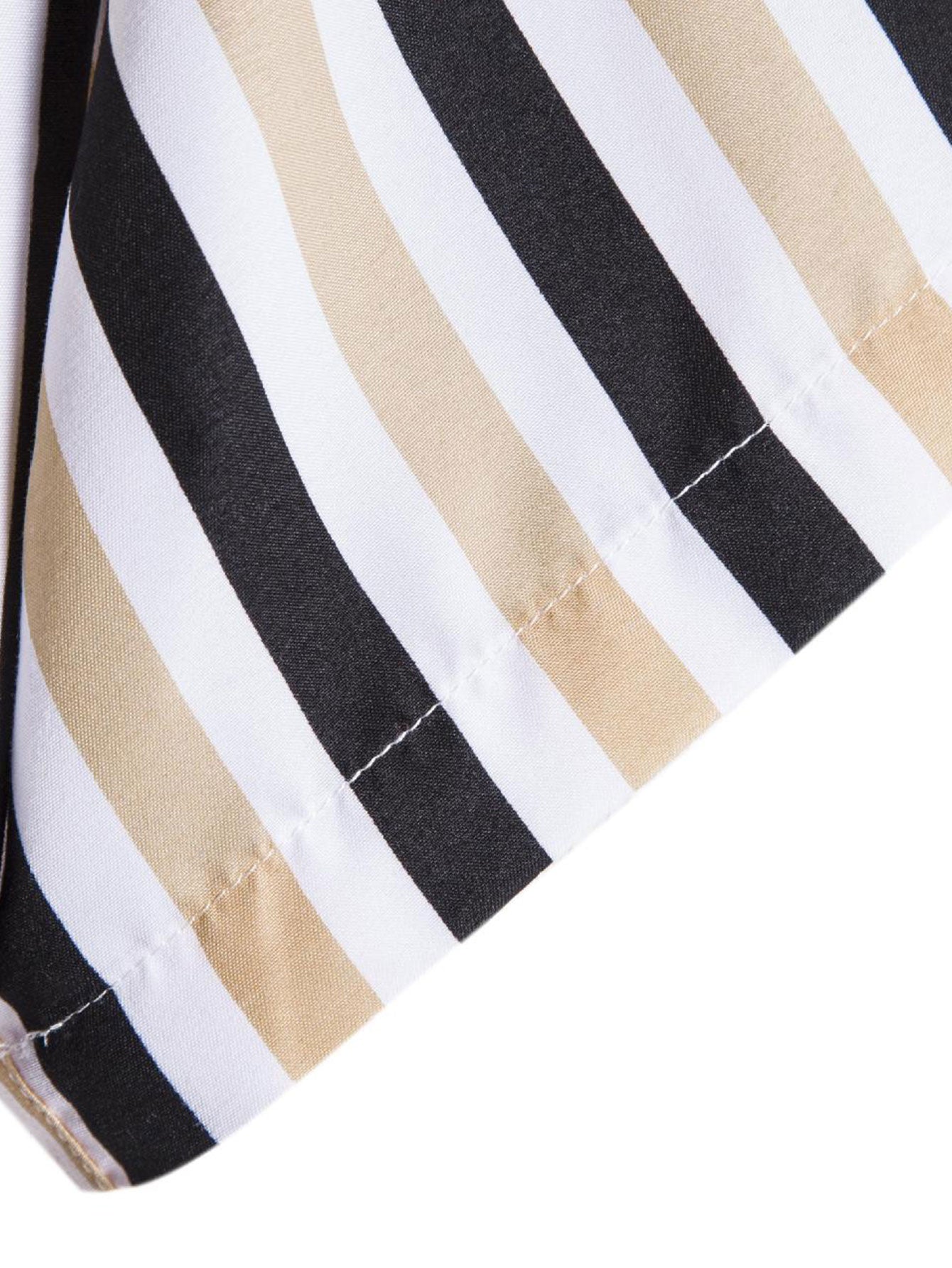 Man Gestreept Knoop Overhemd