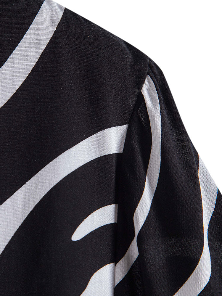 Shirt met wervelprint