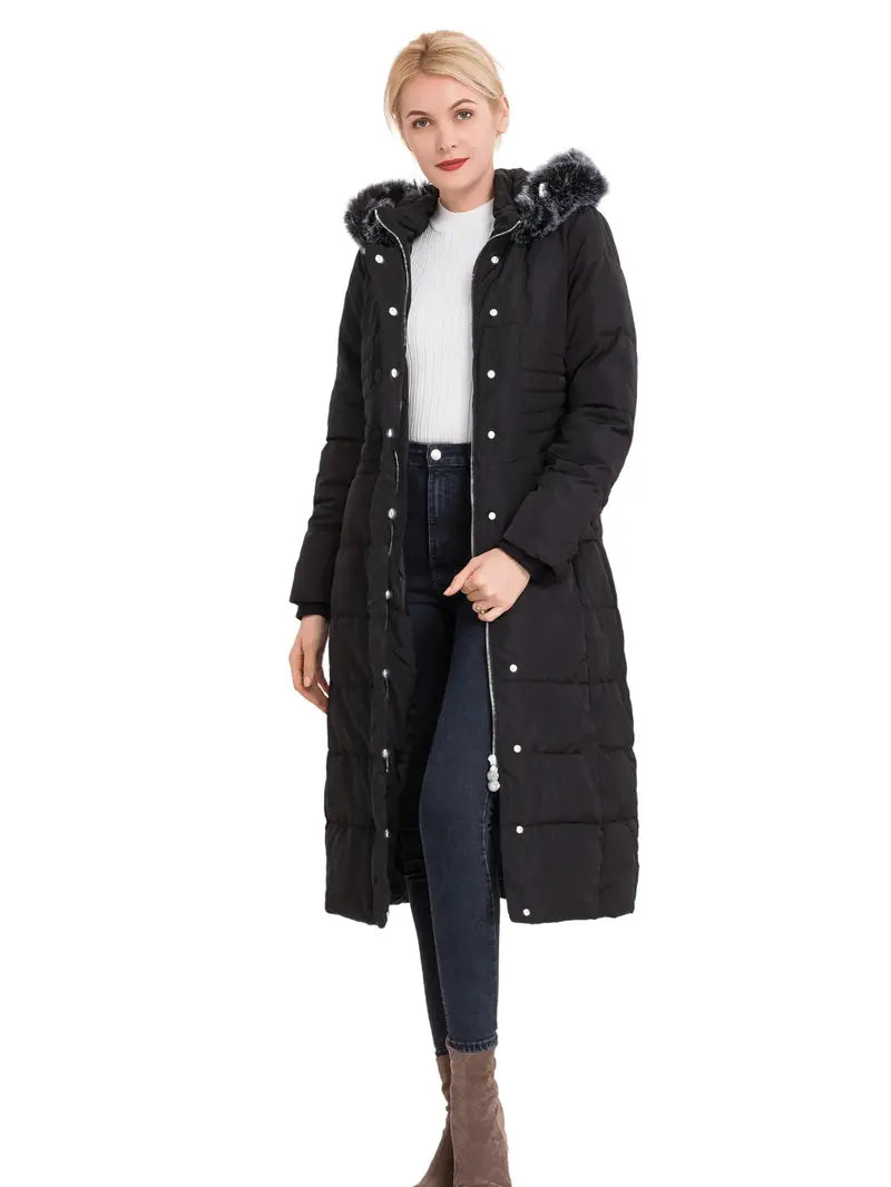 Buxller™ jas met knoopsluiting en capuchon