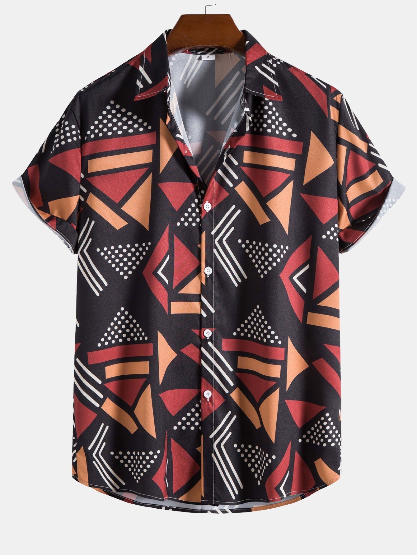 Shirt met geometrische print