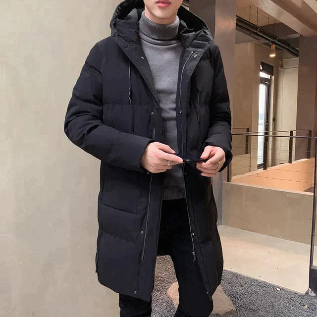 Mano - Casual jack met capuchon van verdikt winddicht katoen