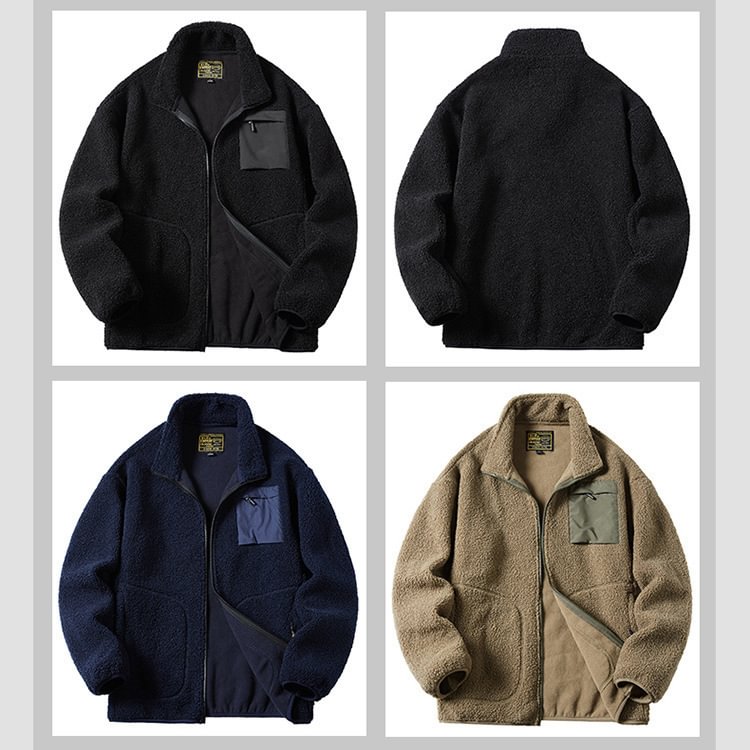 Retro herfst warme kasjmier jas Dress-up kleding