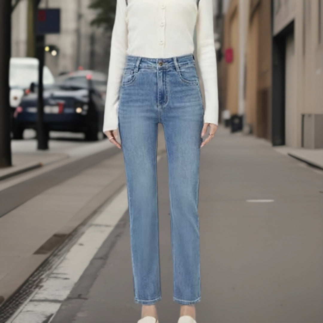 Kaisley™ | Hoge kwaliteit rechte jeans broek