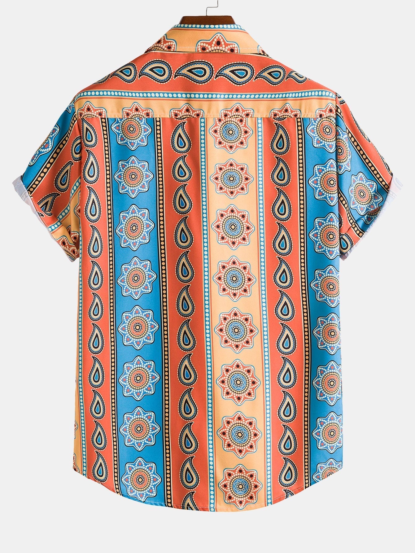 Shirt met paisleyprint