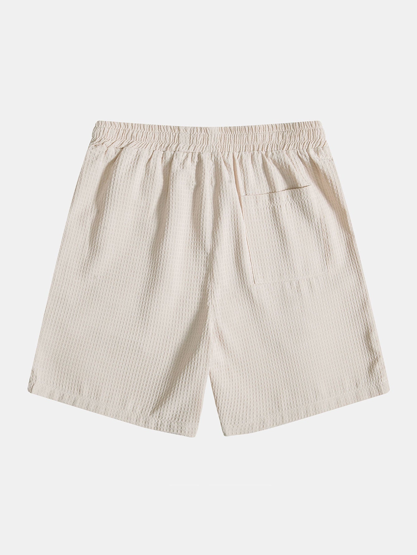 Wafel Revere kraag shirt & shorts