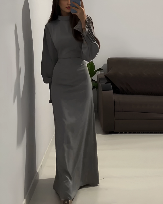 Elegante lange maxi-jurk voor vrouwen