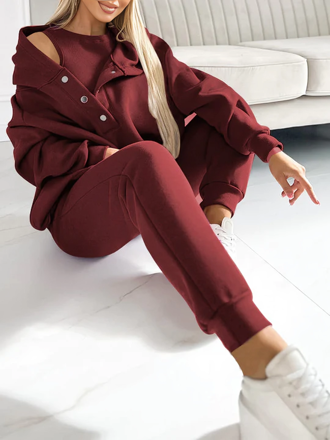 Stijlvol trainingspak met capuchon voor dames