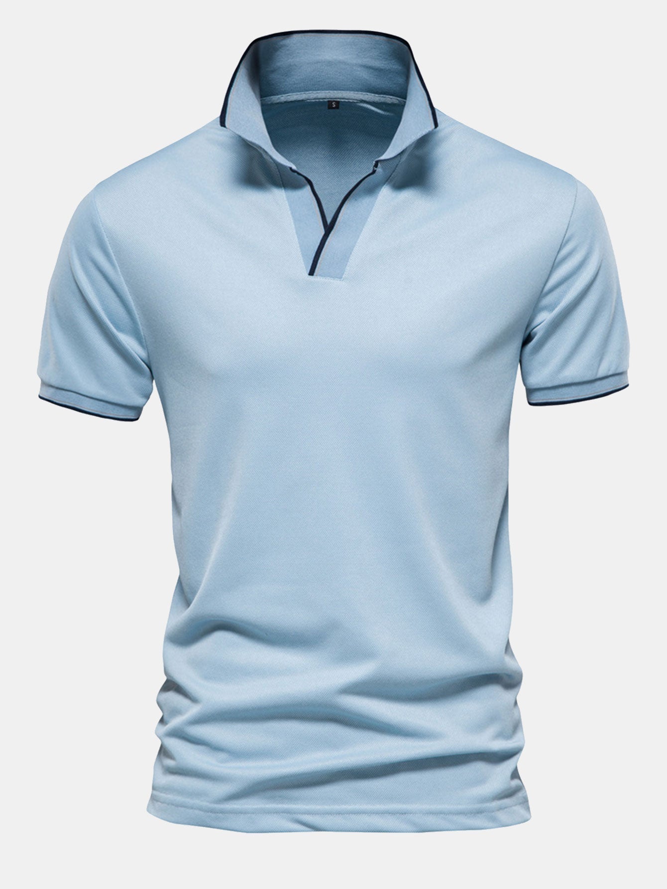Man V Hals Poloshirt