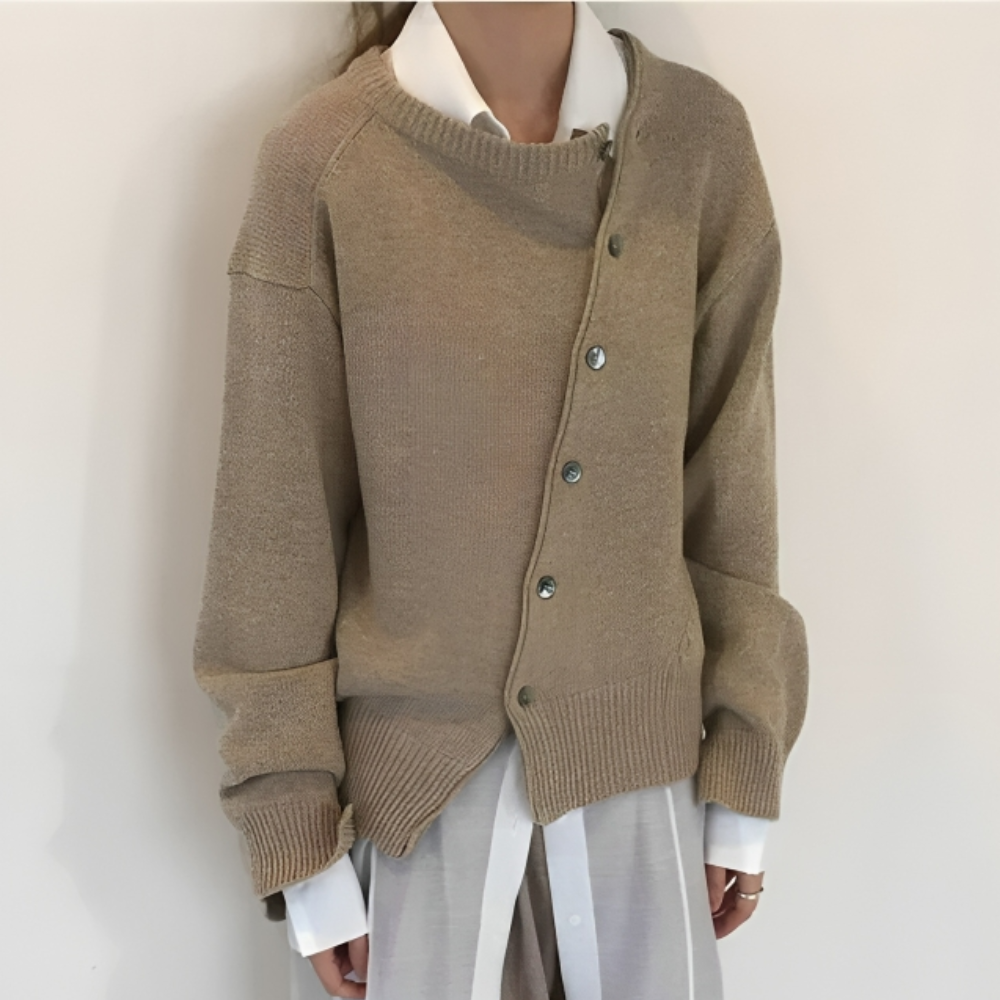 Stijlvolle los gebreide jas