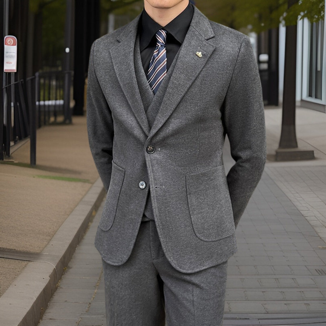 Valerius™ | Elegant zakelijk pak 3-delig