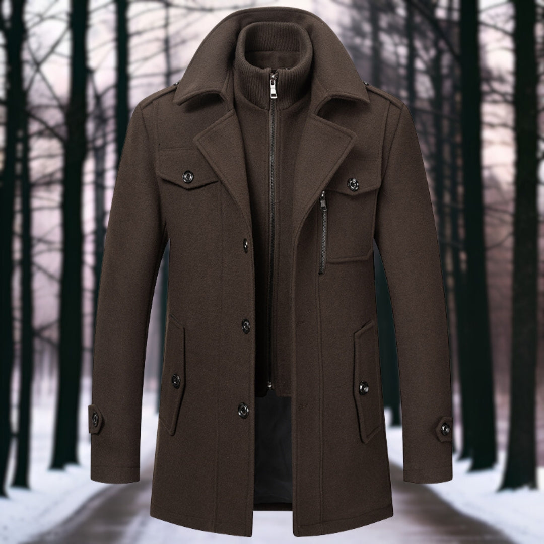 Cedric™ wollen jas van hoge kwaliteit voor zakenreizigers