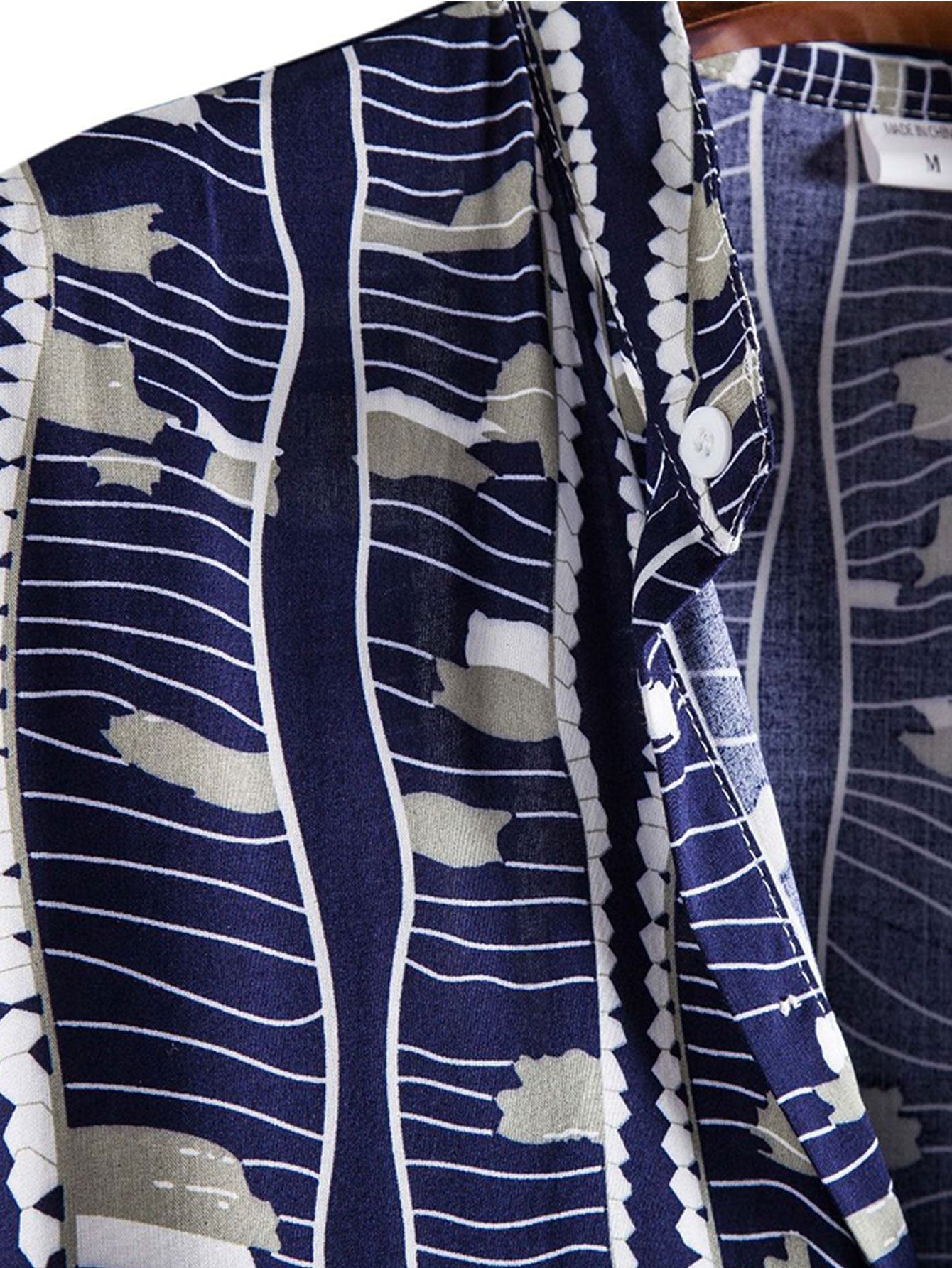 Overhemd met staande kraag