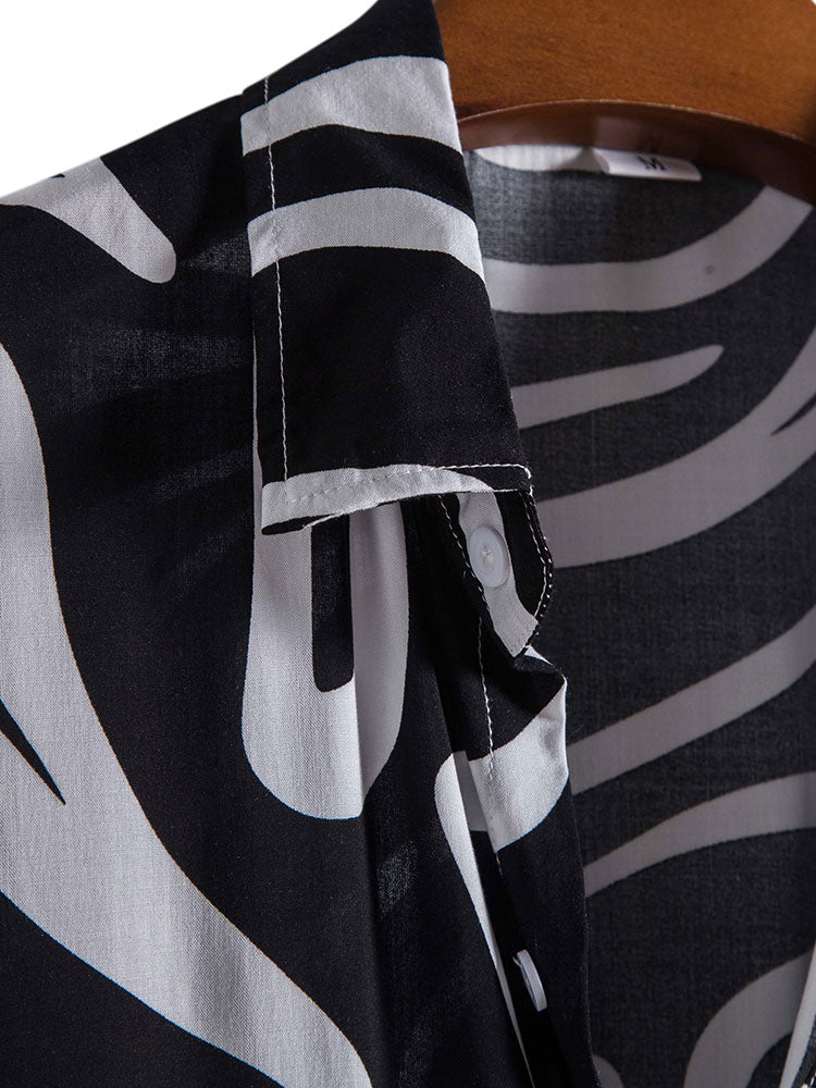 Shirt met wervelprint