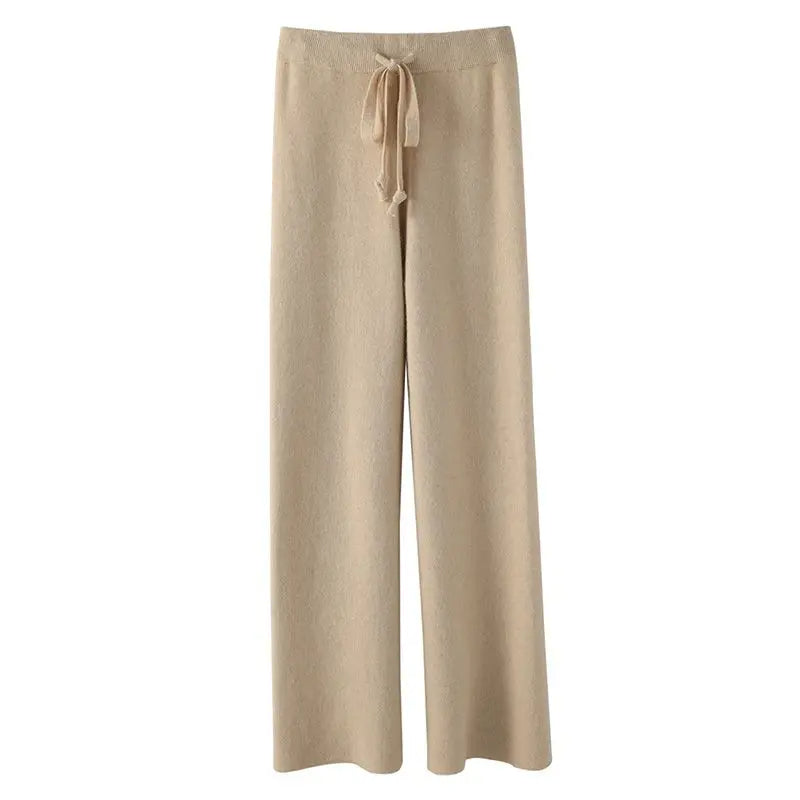 Broek met hoge taille Warme broek