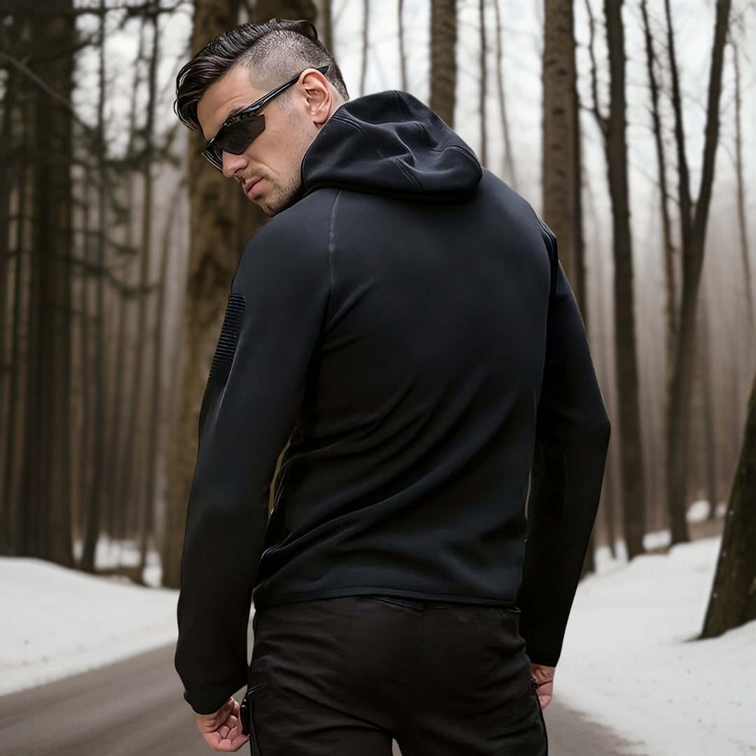 Comfortabele jas met capuchon van hoge kwaliteit