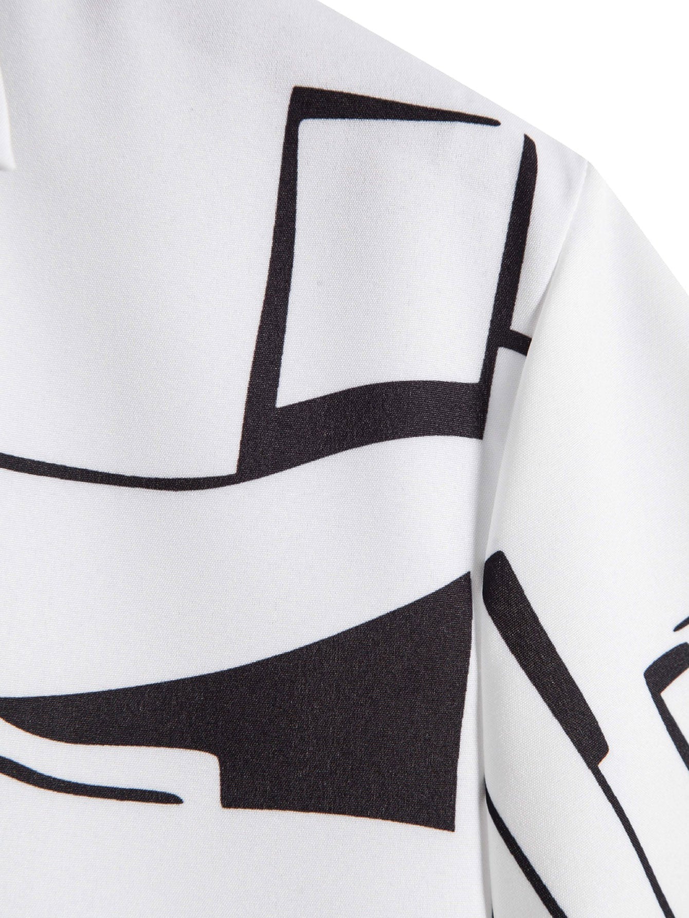 Overhemd met abstracte print