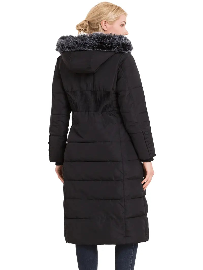 Buxller™ jas met knoopsluiting en capuchon