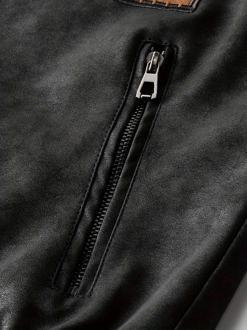 Isaac - Stijlvol leren jack voor mannen