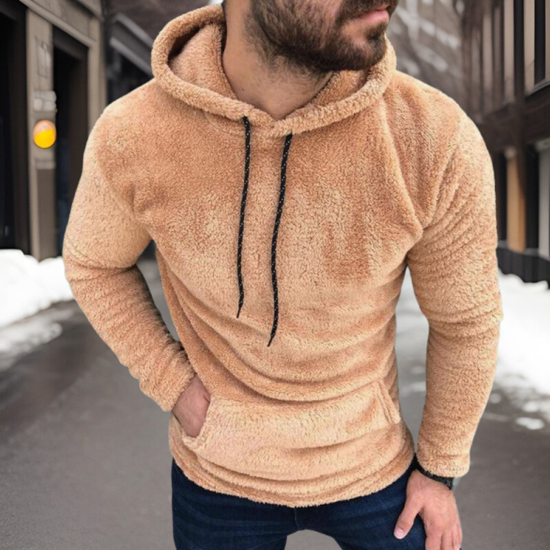 Franklin™ - Stijlvolle warme hoodie met bontrand