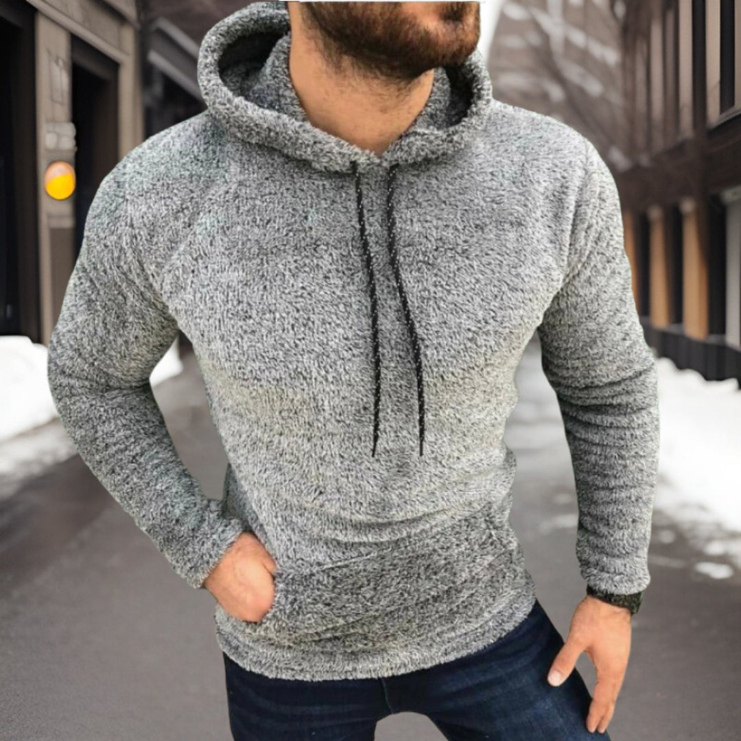 Franklin™ - Stijlvolle warme hoodie met bontrand