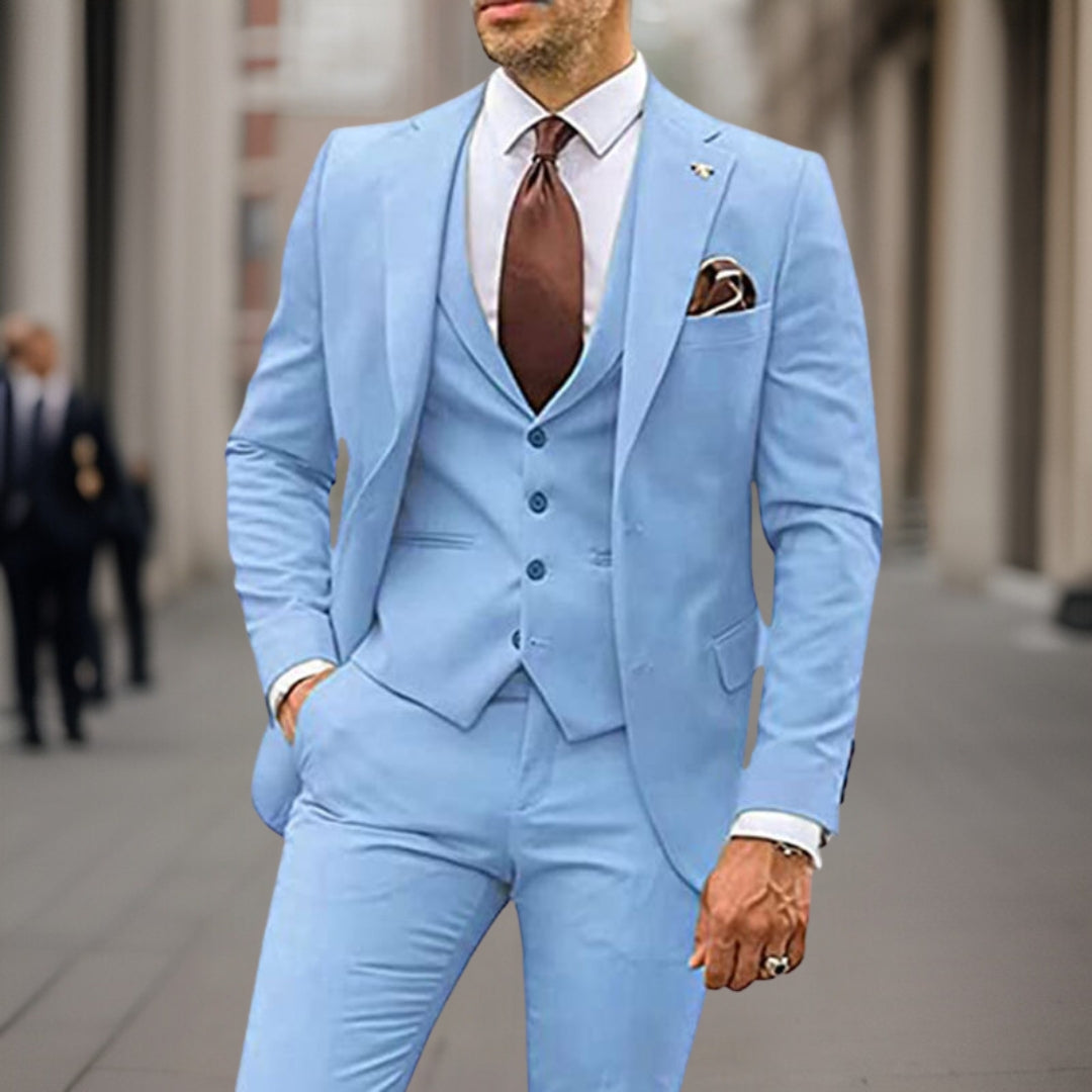 Danielius | Hoge kwaliteit business suit 3-delig pak set