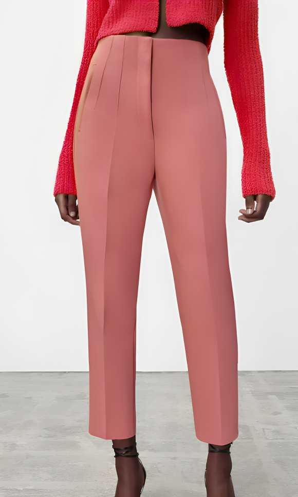 Elegante broek met hoge taille voor dames