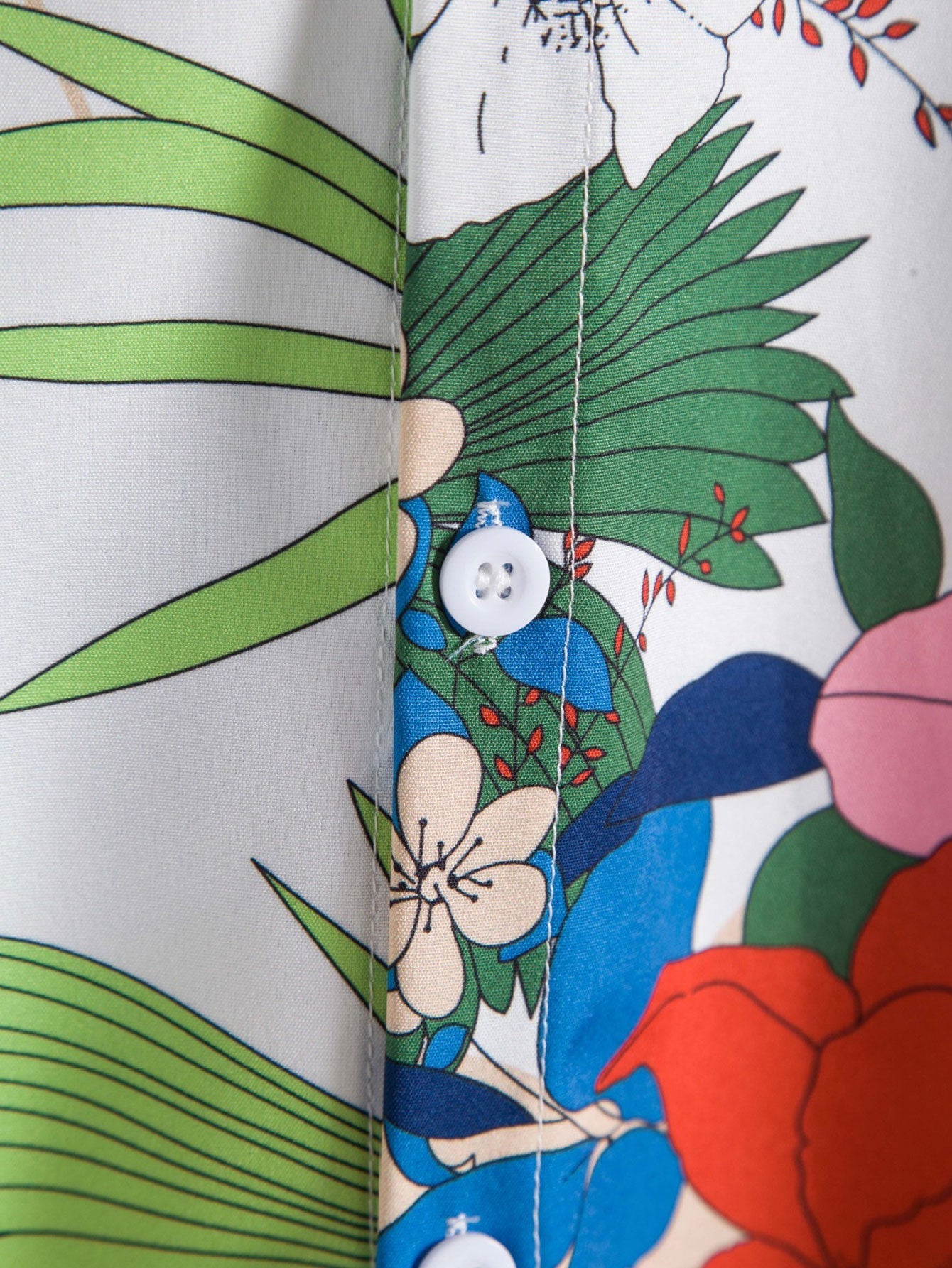 Overhemd met bloemenprint