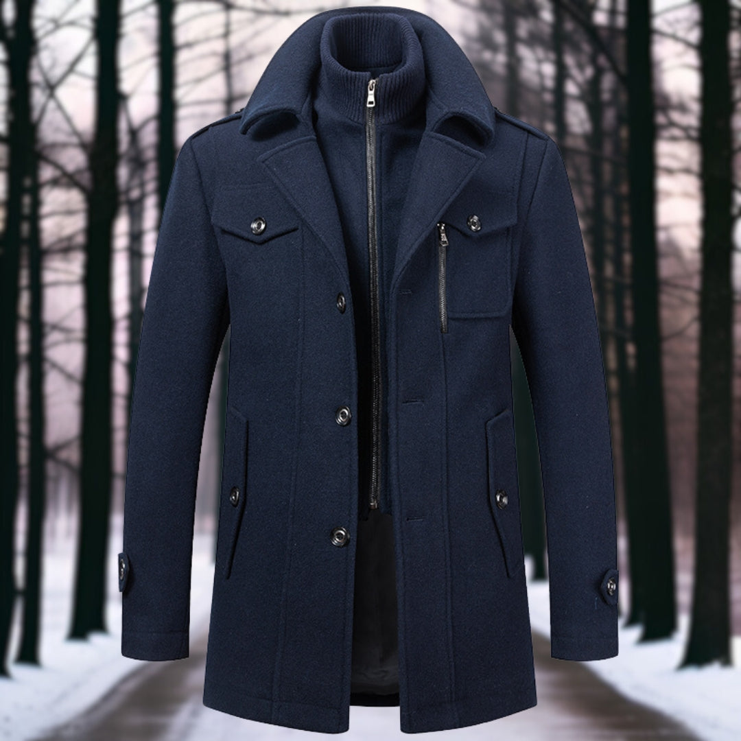 Cedric™ wollen jas van hoge kwaliteit voor zakenreizigers