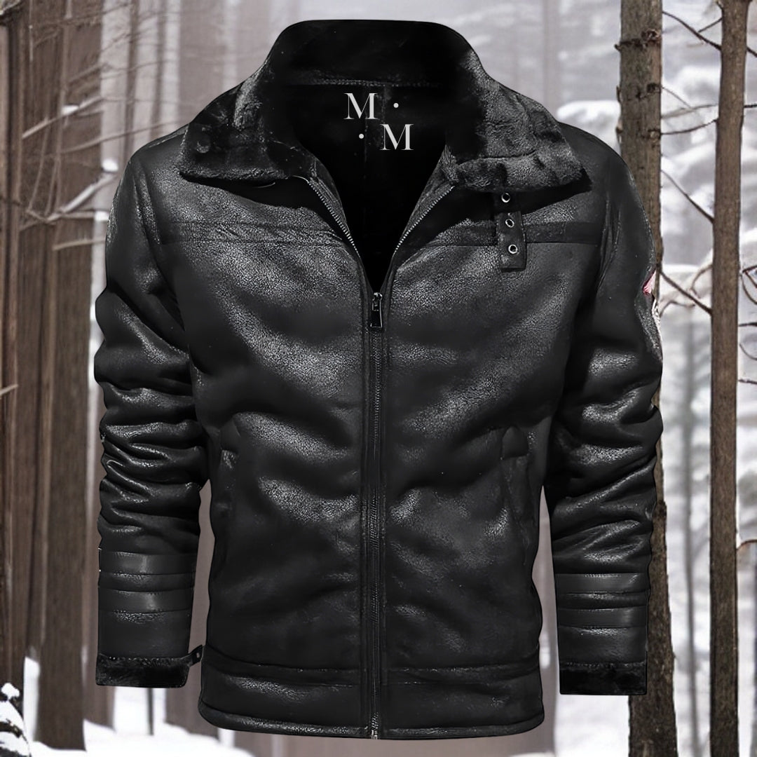 Friedrich™ | Hoogwaardige leren winterjas