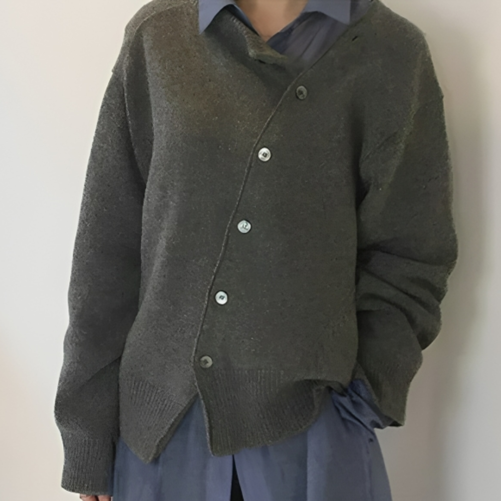 Stijlvolle los gebreide jas