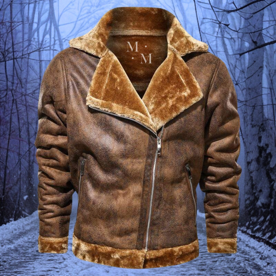 Ludwig™ Hoge Kwaliteit Warm Leren Jas