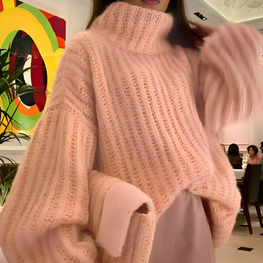 Zachte trui met lange mouwen voor dames