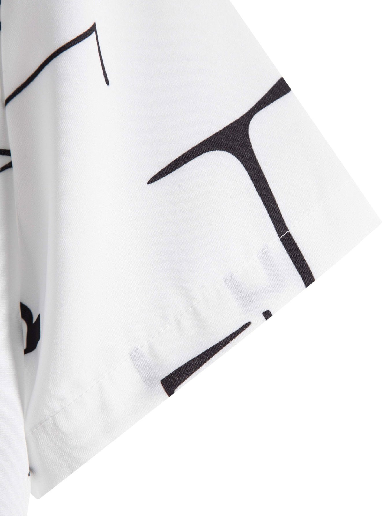 Overhemd met abstracte print