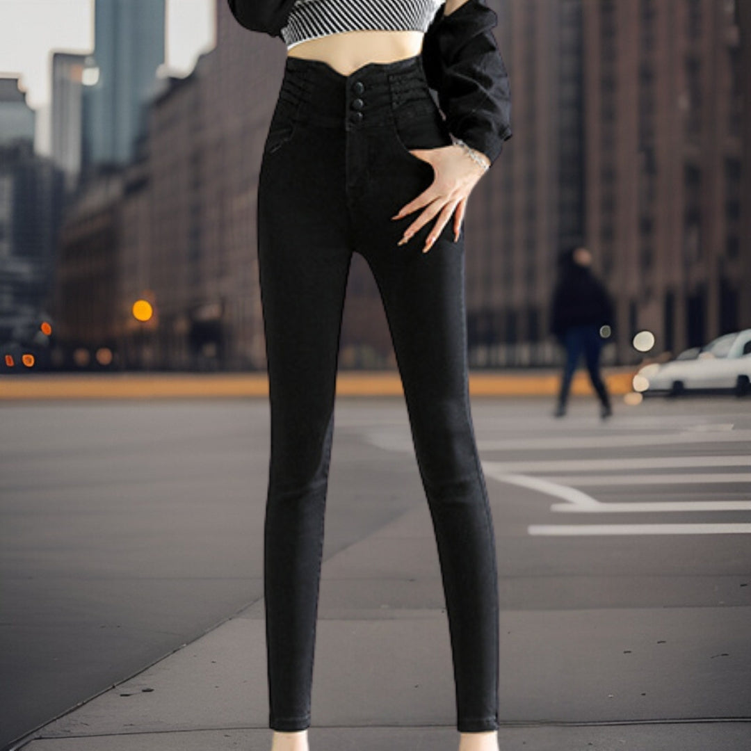 Ilona | Trendy jeans met hoge taille