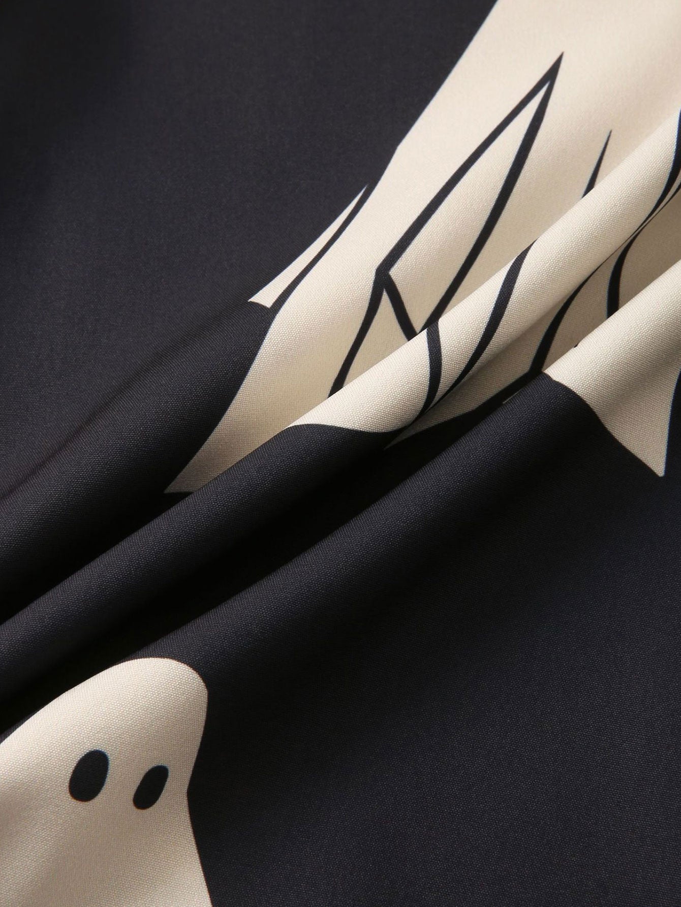 Shirt met spookprint