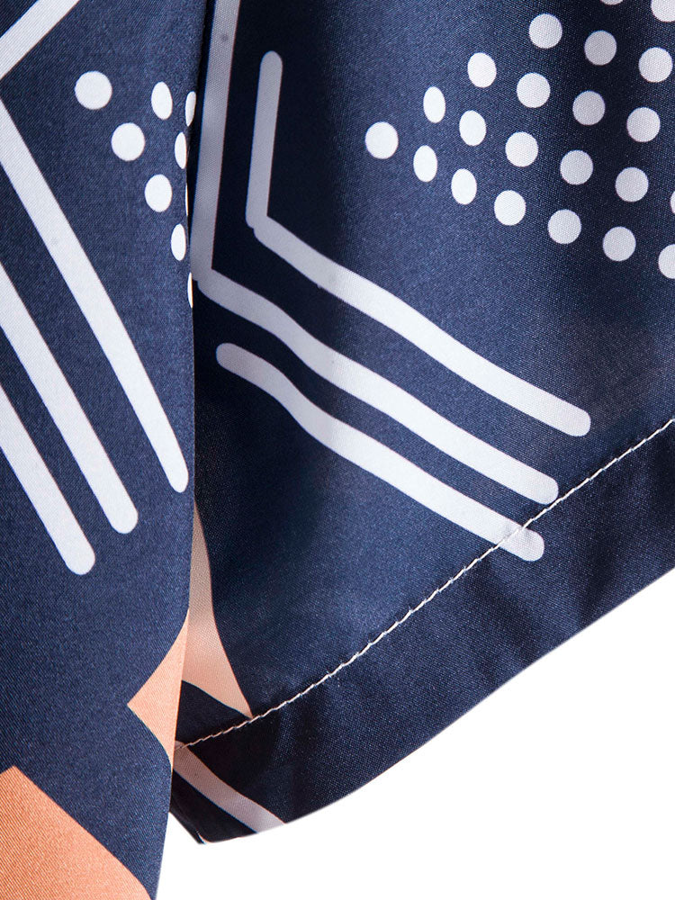 Shirt met geometrische print