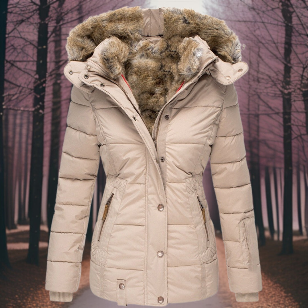 Nadine™ Warme winterjas met capuchon