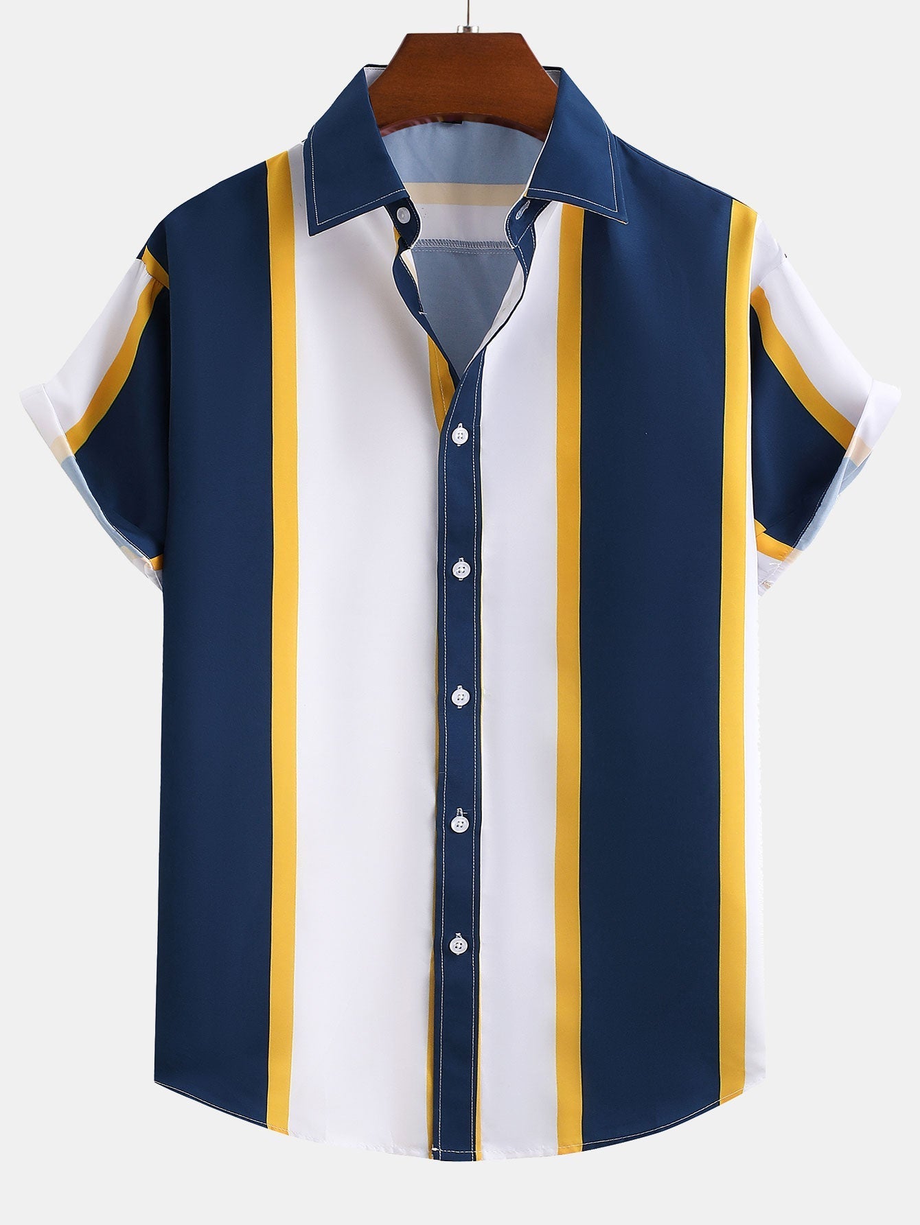 Gestreept overhemd met knoopsluiting