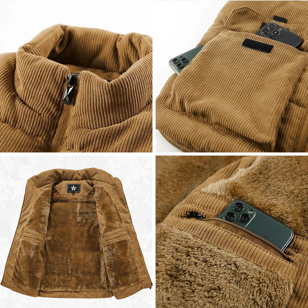 Korte herenjas met opstaande kraag - WILLIAM