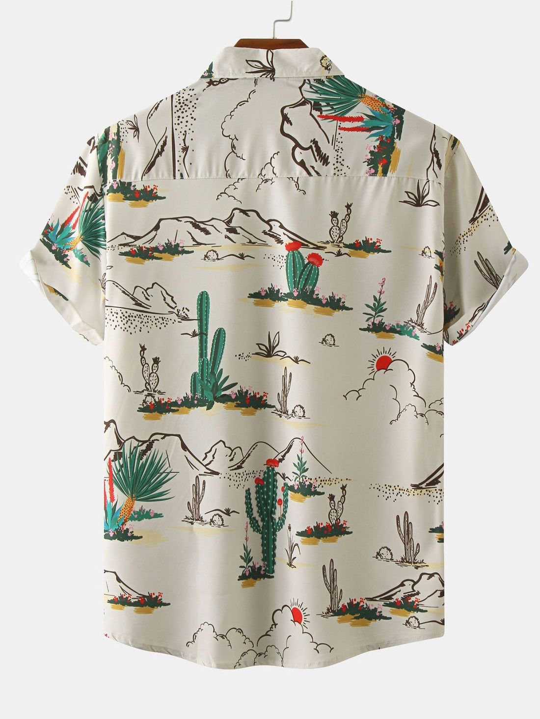 Shirt met cactusprint
