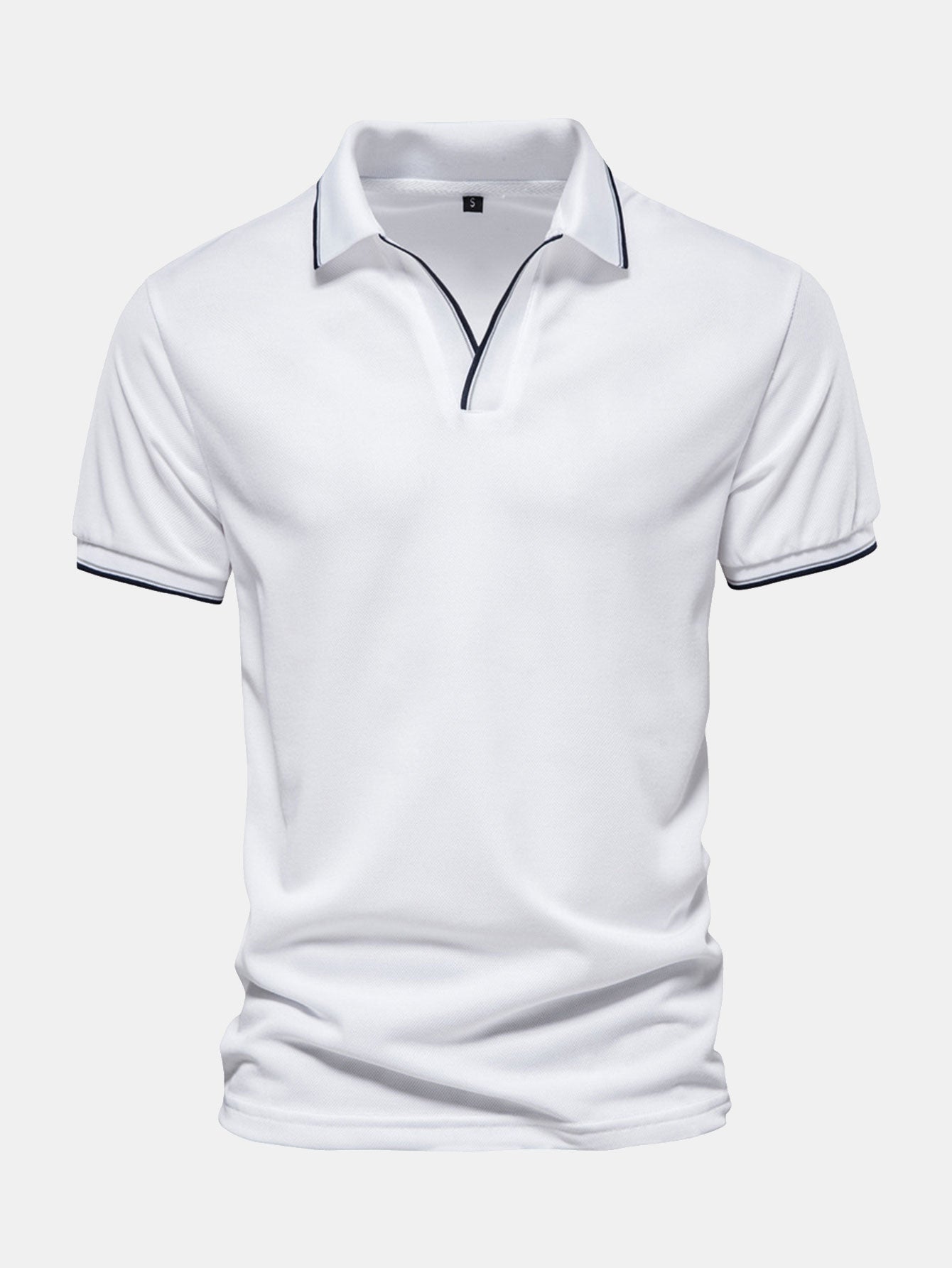 Man V Hals Poloshirt
