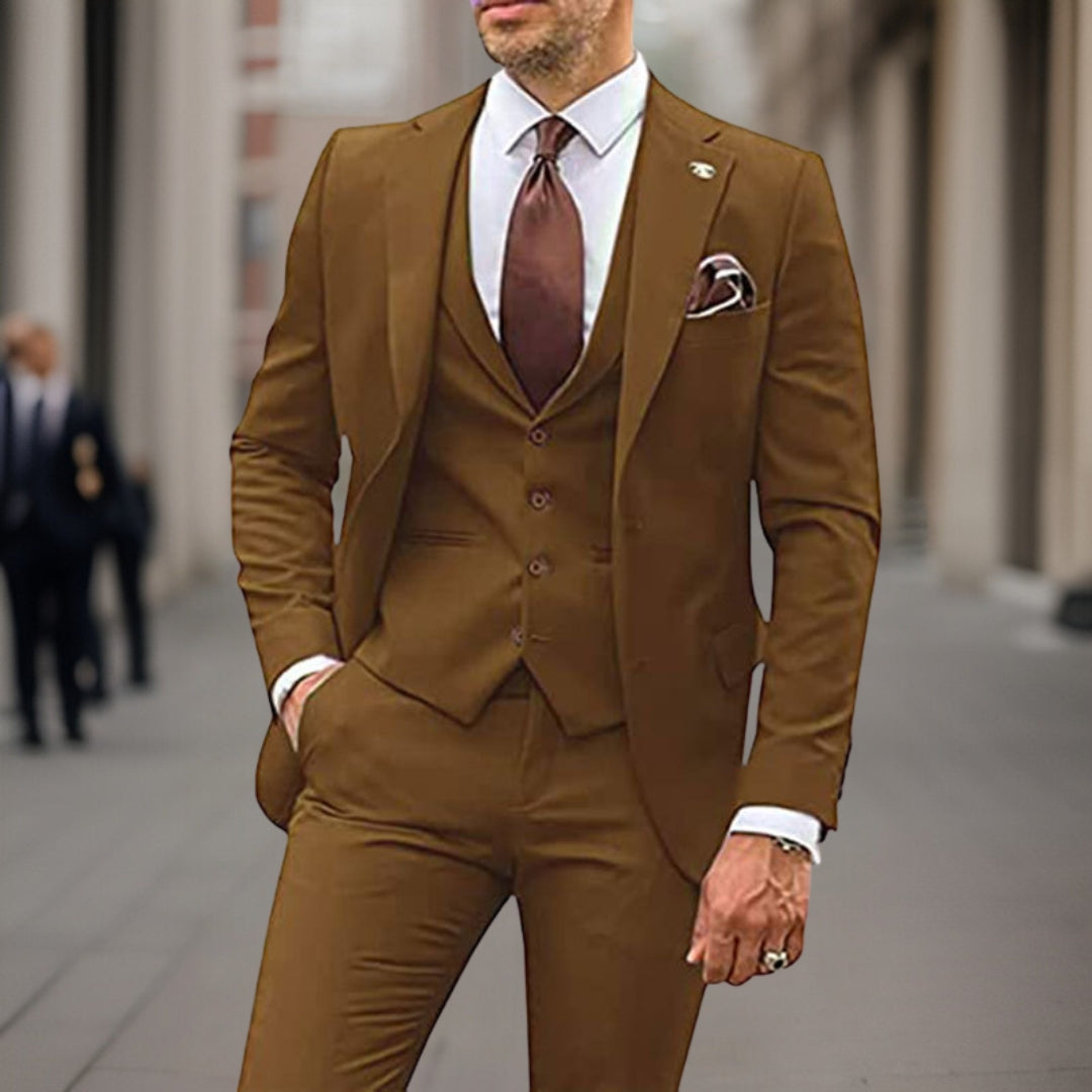 Danielius | Hoge kwaliteit business suit 3-delig pak set