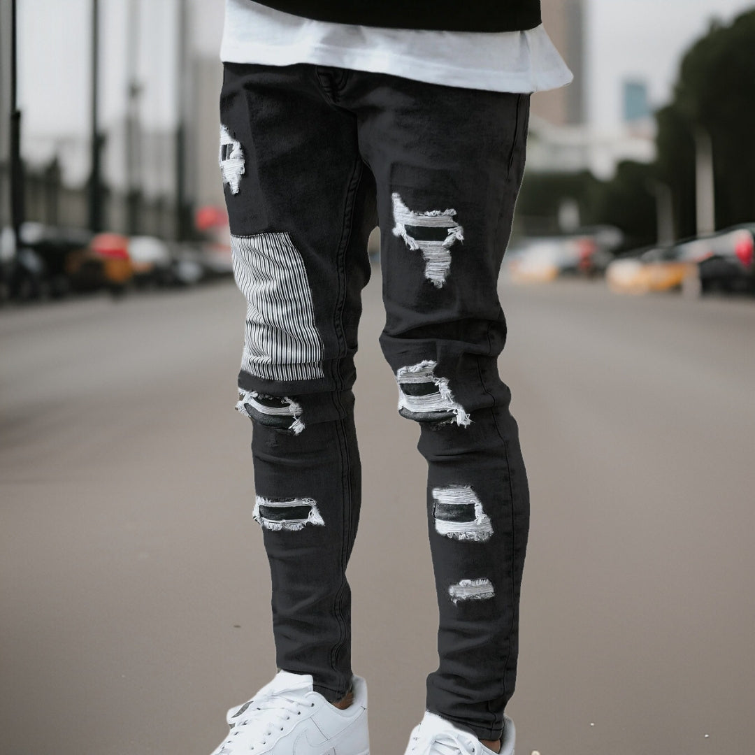Arvid™ Premium gescheurde skinny jeans