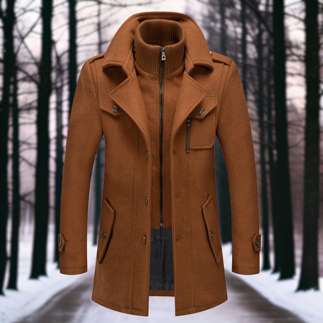 Cedric™ wollen jas van hoge kwaliteit voor zakenreizigers